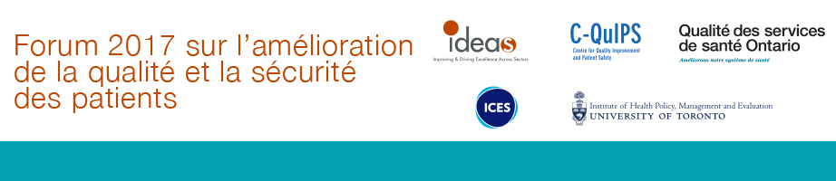 Logo de Forum 2017 sur l’amélioration de la qualité et la sécurité des patients